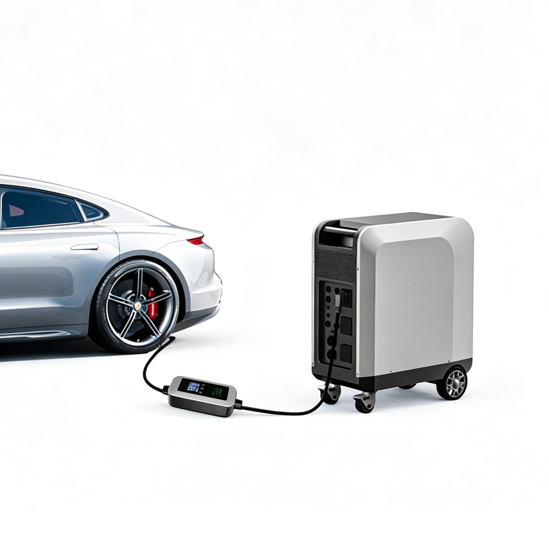 Portable Ev Charger - New Solar Powered Ev Car Charger