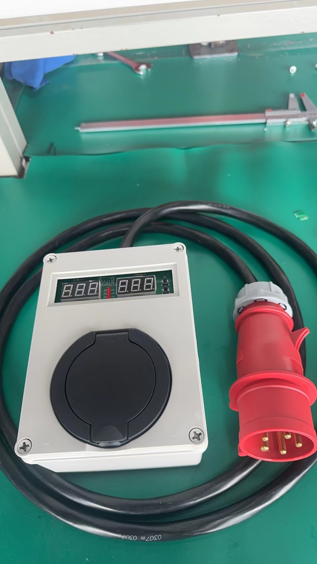 New Mini 16A/32A Smart App Ele - Portable Ev Charger 32A Type 2 Cee Plug recension och pris